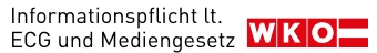 Informationspflicht lt. ECG und Mediengesetz